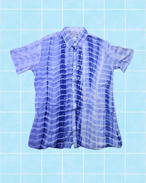 Camisa tie dye azul