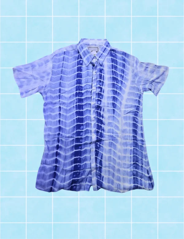 Camisa tie dye azul