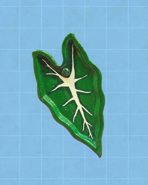Porta incienso alocasia