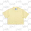 Camisa de lino amarilla