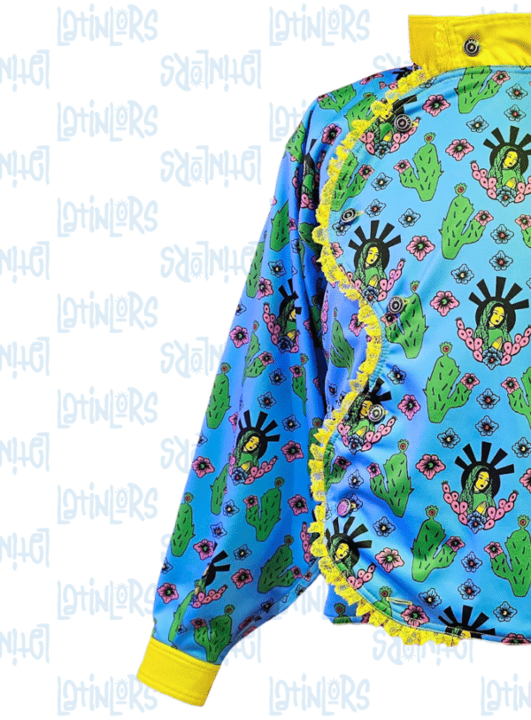 Chaqueta estampado virgen