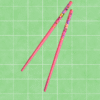 Palillos rosados