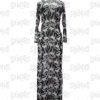 Vestido sillas blanco y negro