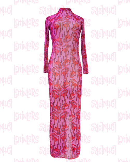 Vestido sillas rosado